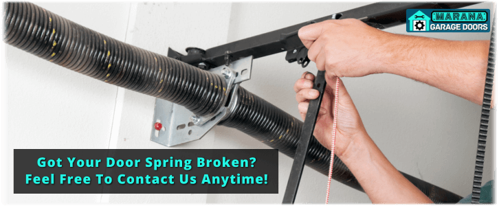 Broken Garage Door Spring Marana AZ